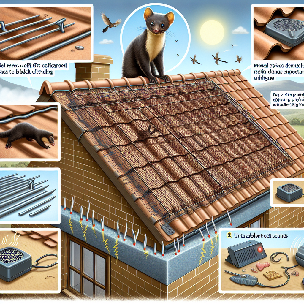 Jak zabezpieczyć dach przed kunami?